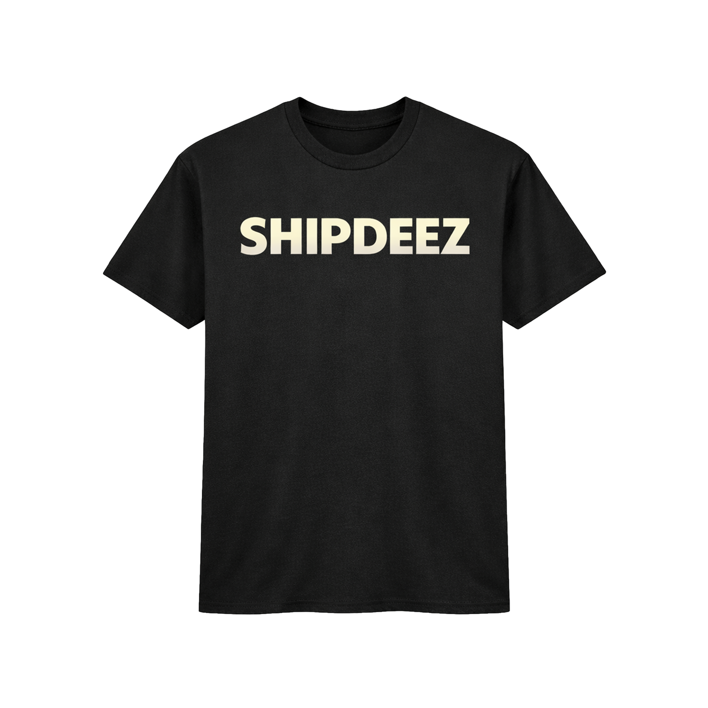 Black/White SHIPDEEZ Cotton Tee