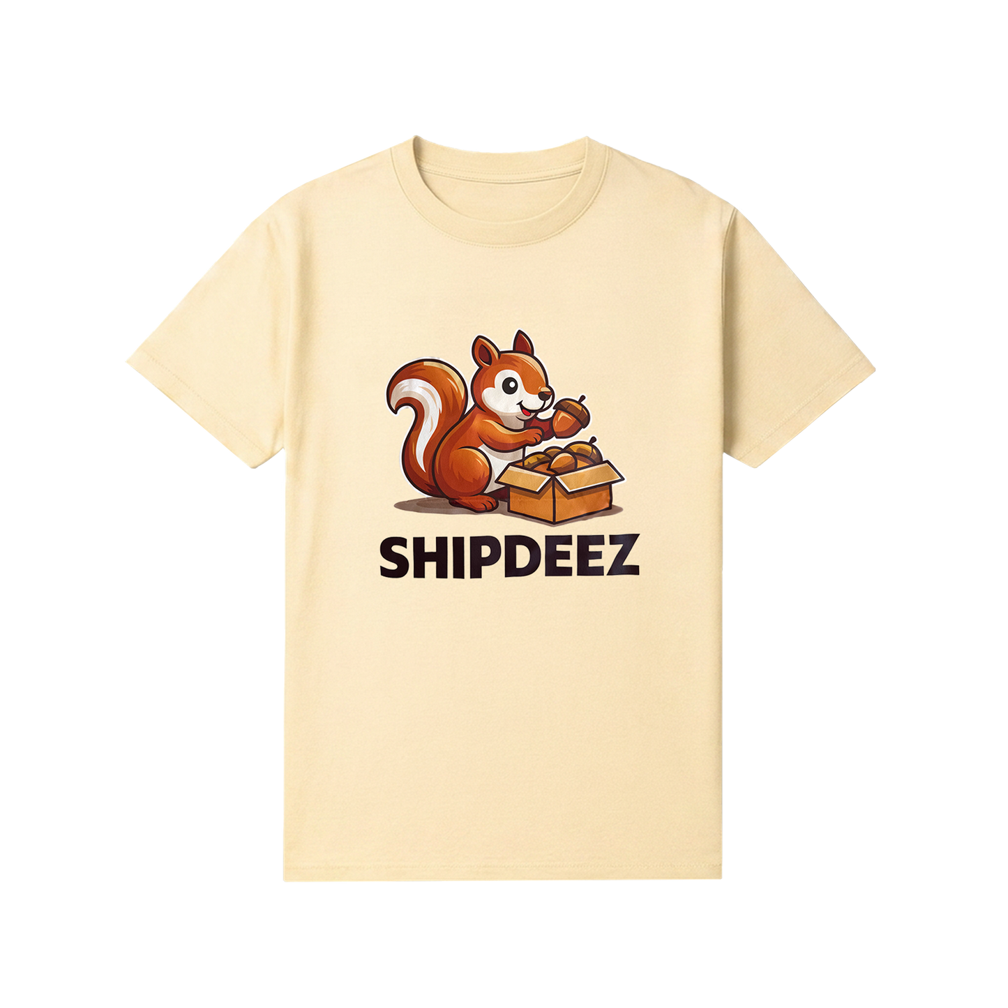 Founder's Cotton Tee – Squirrel Print