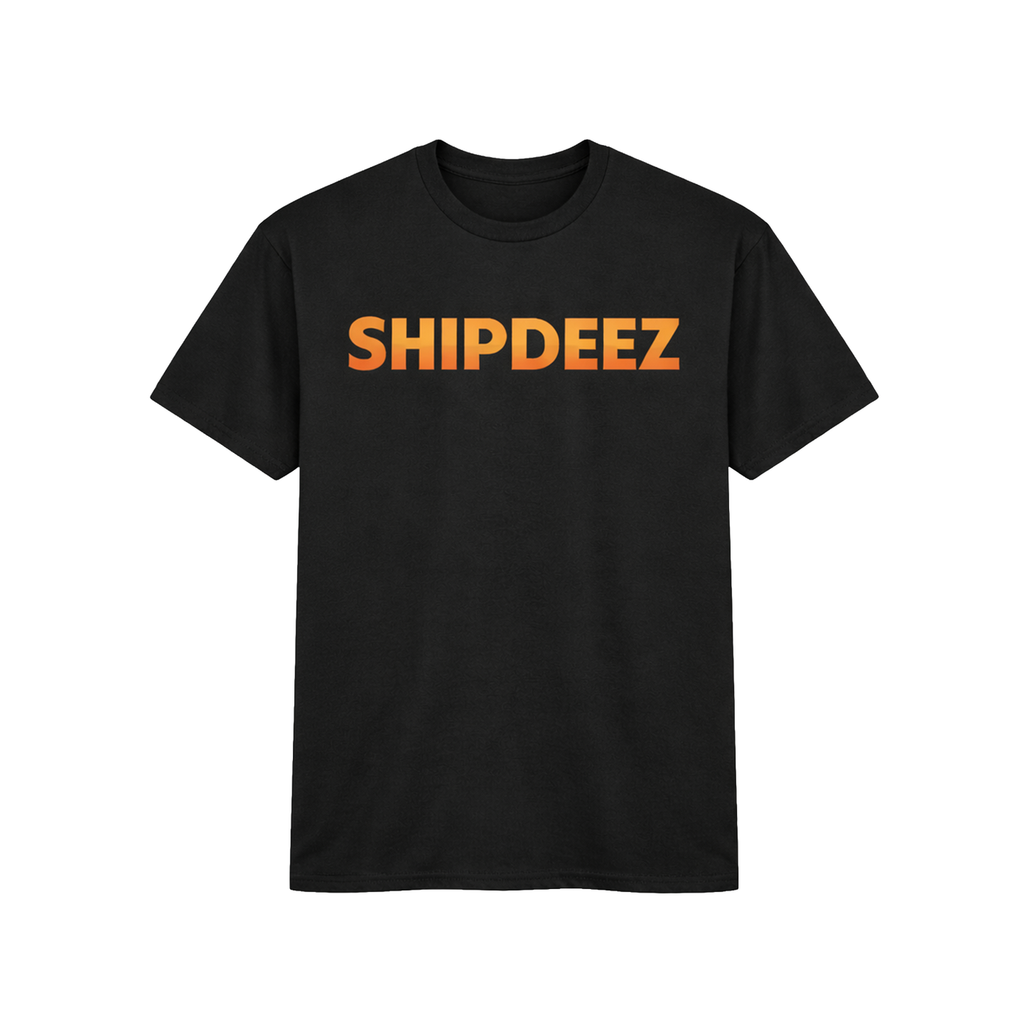Black/Orange SHIPDEEZ Cotton Tee