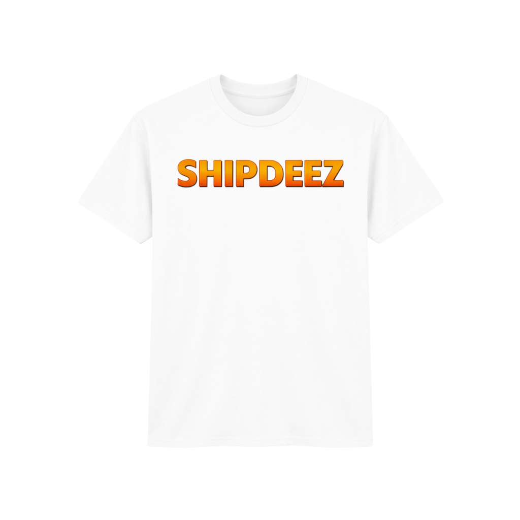 White SHIPDEEZ Cotton Tee